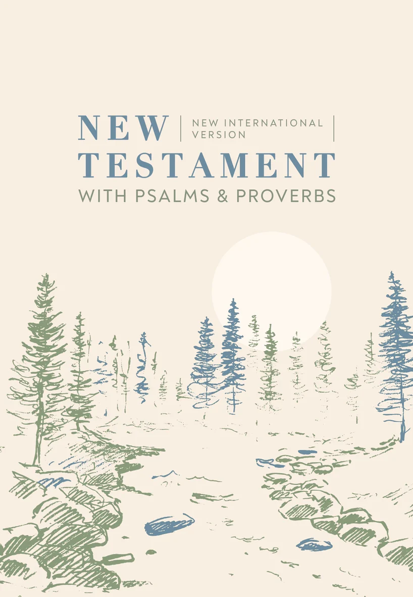 NIV, NEW TESTAMENT WITH PSALMS AND PROVERBS, POCKET-SIZED, PAPERBACK, TREE, COMFORT PRINT